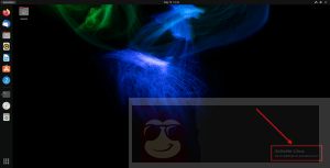 Linux 启用“激活 Linux”水印