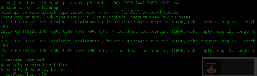 tcpdump 命令的常用选项：二