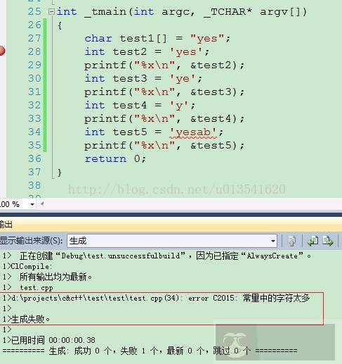 C 语言中”与””的区别