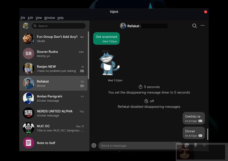 Linux 安装即时通讯软件 Signal Linux 安装即时通讯软件 Signal