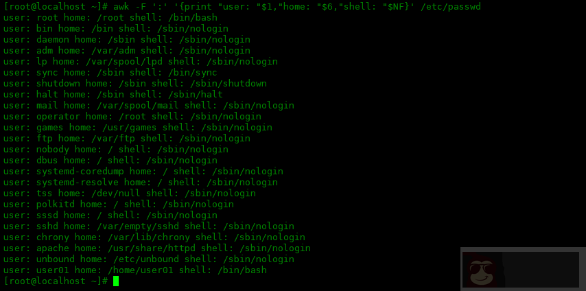 awk 命令的多种用法 awk 命令的多种用法