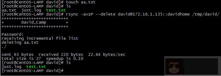 CentOS6 下 rsync 服务器配置
