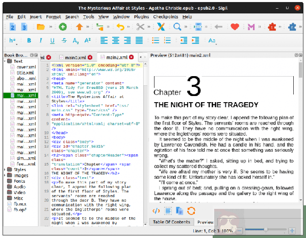 Linux 系统上用 Sigil 创建和编辑 EPUB 文件 Linux 系统上用 Sigil 创建和编辑 EPUB 文件