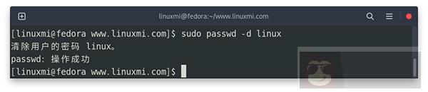 在 Linux 中更改、删除或禁用用户密码 在 Linux 中更改、删除或禁用用户密码
