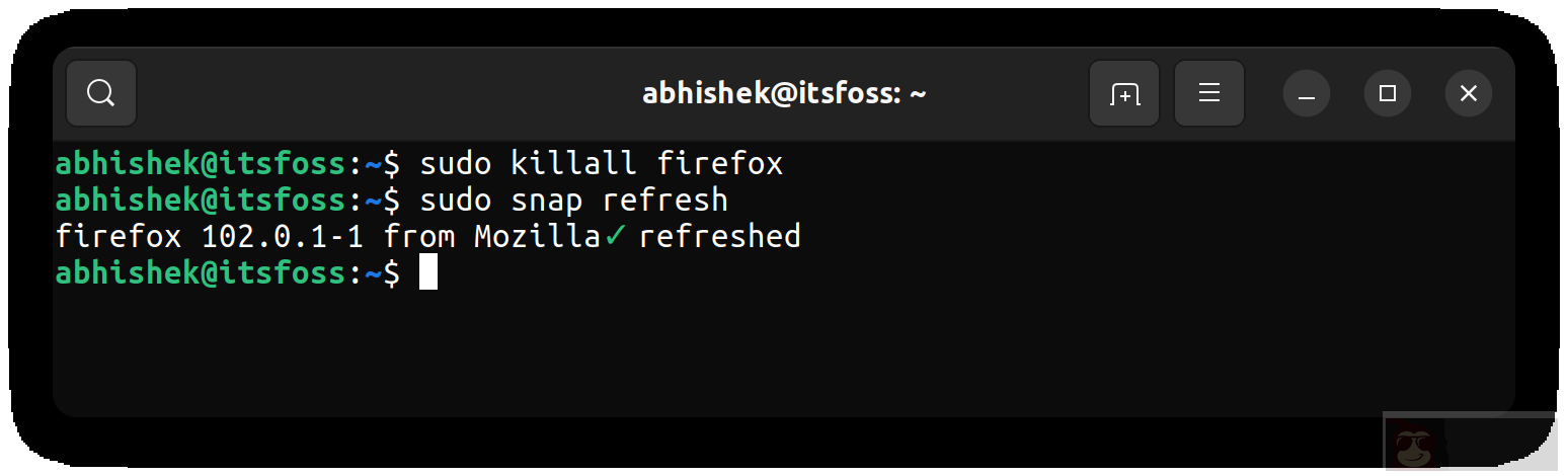 Ubuntu 中“pending update of Firefox”通知解决案例