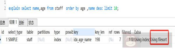 对 order by 的理解