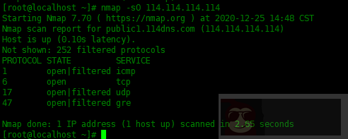 nmap 命令常用实例 nmap 命令常用实例