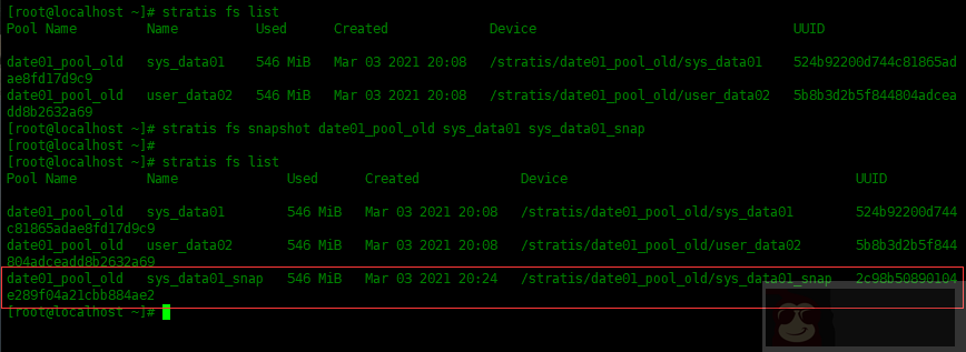 在 Centos8 中使用 Stratis 管理本地存储（二）