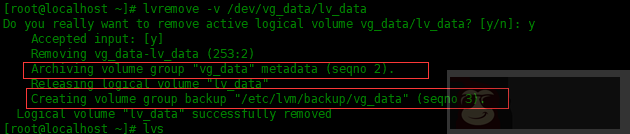 在 LVM 中恢复已删除的逻辑卷