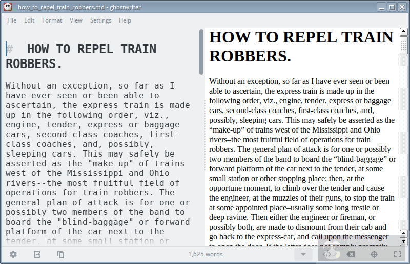 在 linux 中使用 Pandoc 转换文件技巧