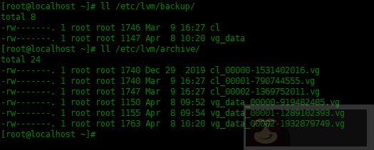 在 LVM 中恢复已删除的逻辑卷