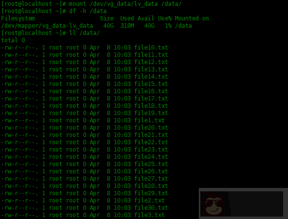 在 LVM 中恢复已删除的逻辑卷