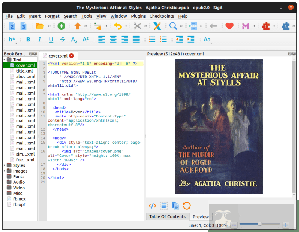 Linux 系统上用 Sigil 创建和编辑 EPUB 文件 Linux 系统上用 Sigil 创建和编辑 EPUB 文件