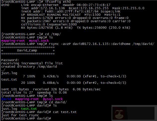 CentOS6 下 rsync 服务器配置