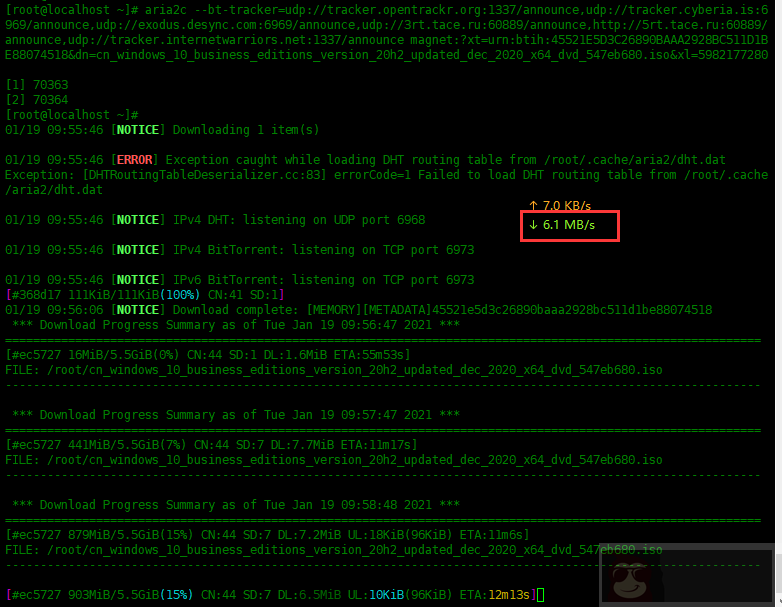 Linux 中如何使用 Aria2 下载文件