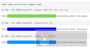 Python 进度条技巧