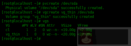 Centos8 中创建 LVM 精简逻辑卷
