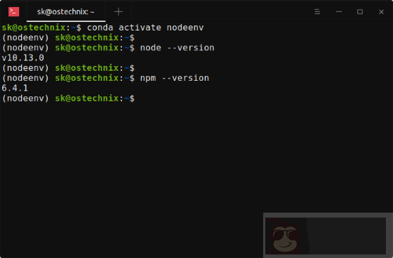 使用 Conda 创建 NodeJS 虚拟环境 使用 Conda 创建 NodeJS 虚拟环境