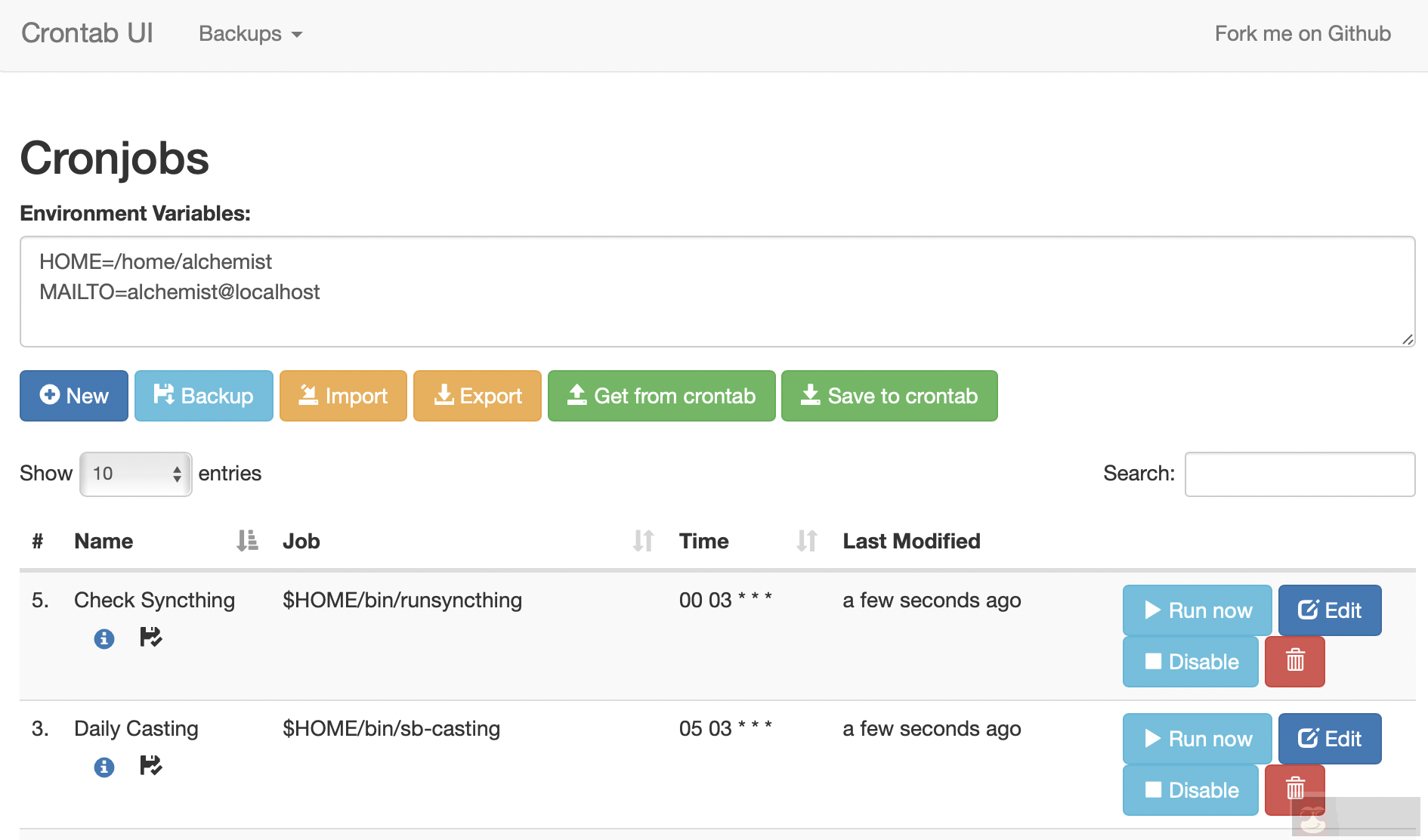 管理 crontab 的开源工具 管理 crontab 的开源工具