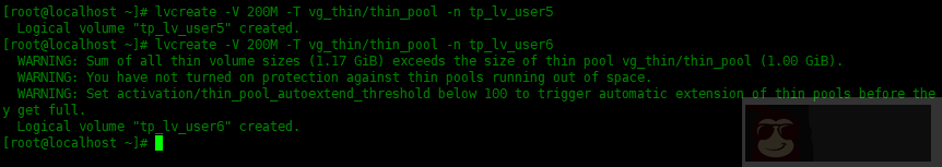 Centos8 中创建 LVM 精简逻辑卷