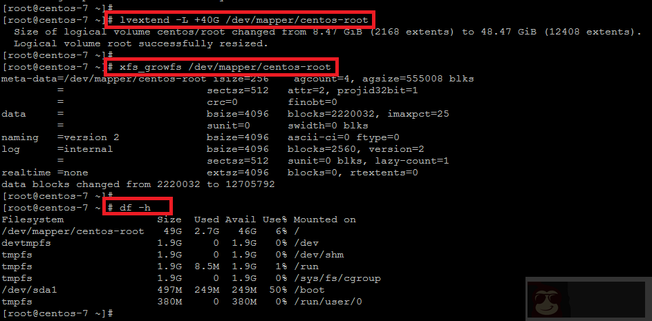 如何在 CentOS 7 中添加新磁盘而不用重启系统