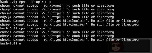 Centos8 中恢复根目录为默认权限