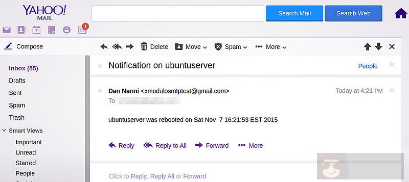 Linux 上使用 Gmail SMTP 服务器发送邮件通知