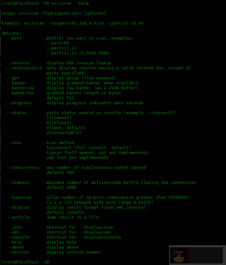 如何使用 evilscan 扫描网络