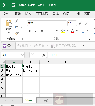 使用 openpyxl 处理表格数据 使用 openpyxl 处理表格数据