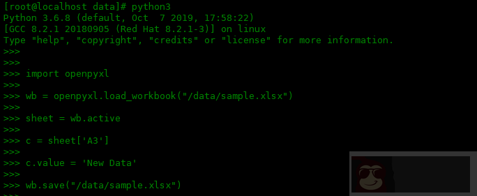 使用 openpyxl 处理表格数据 使用 openpyxl 处理表格数据
