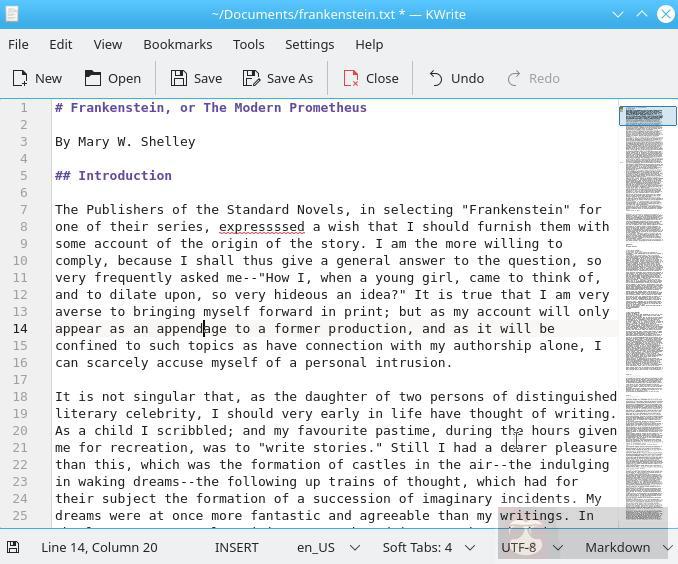 KWrite 和 Kate 在 Linux 上的应用