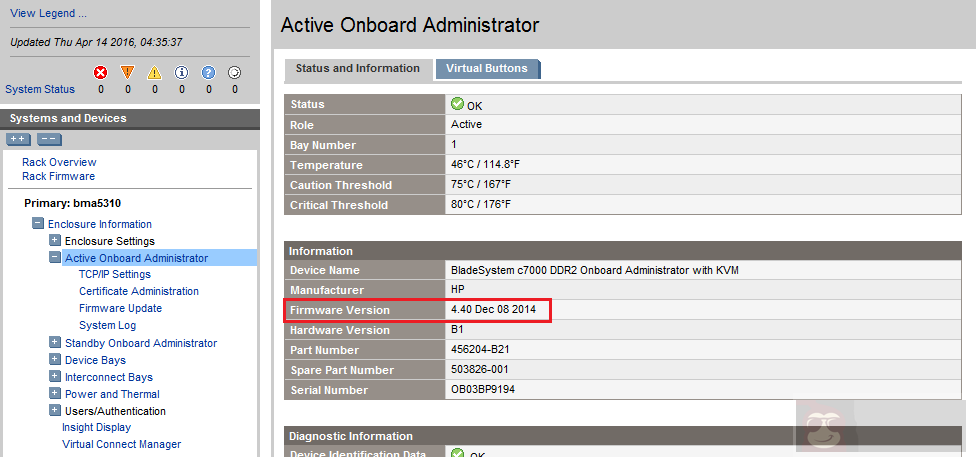 HP Onboard Administrator 固件升级 HP Onboard Administrator 固件升级