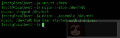 Centos8 中配置 RAID1 磁盘阵列