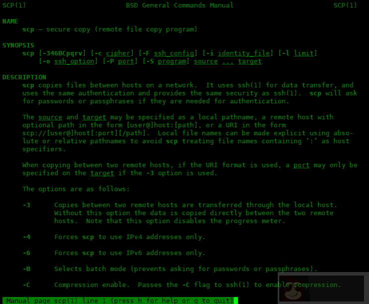 scp 命令使用方法