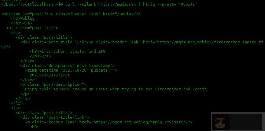 如何使用 htmlq 提取 html 文件内容 如何使用 htmlq 提取 html 文件内容