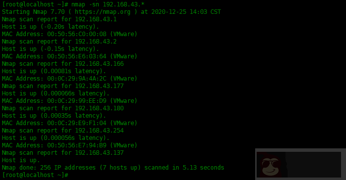 nmap 命令常用实例 nmap 命令常用实例