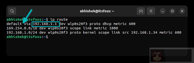 Linux 中寻找路由器 IP 地址 Linux 中寻找路由器 IP 地址