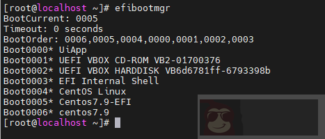 CentOS7 中使用 efibootmgr 管理 UEFI 启动项 CentOS7 中使用 efibootmgr 管理 UEFI 启动项