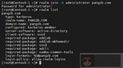 Centos8 使用 realmd 加入 AD 域 Centos8 使用 realmd 加入 AD 域