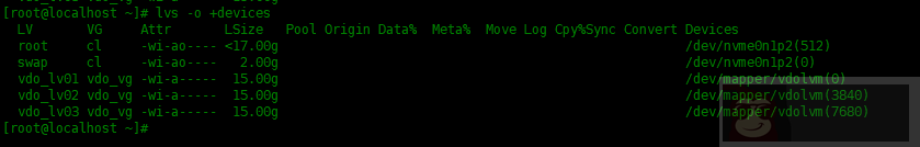 Centos8 中安装并配置 VDO 来优化存储空间