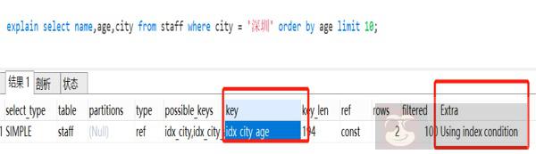 对 order by 的理解