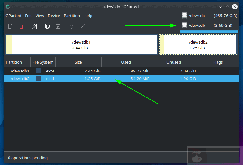 在 Linux 中如何删除分区
