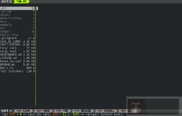 Rust 编写的新终端多路复用器