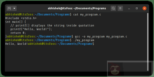 如何在 Ubuntu/Debian Linux 编写 C 程序 如何在 Ubuntu/Debian Linux 编写 C 程序