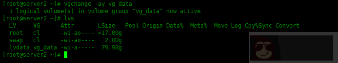 如何将 lvm 卷移动到另一台服务器中