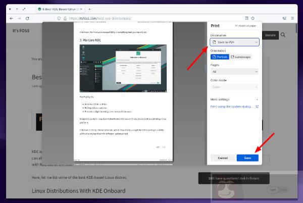 在 Linux 中把一个网页转换成 PDF 的技巧介绍