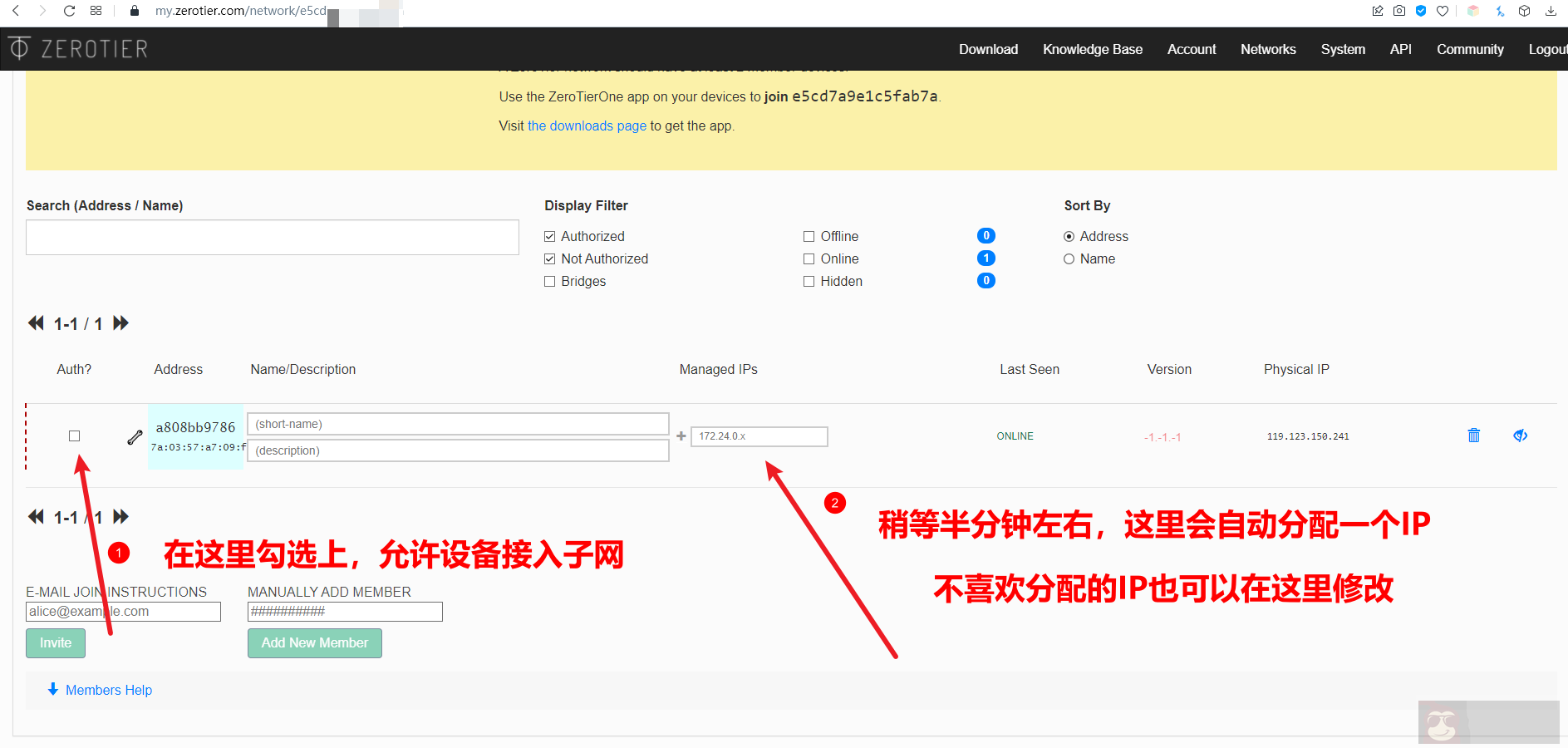  使用 zerotier 让异地设备组局域网 