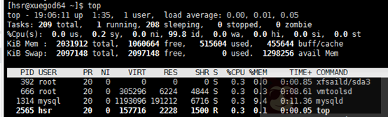 简述 top 命令与结束进程 kill 命令