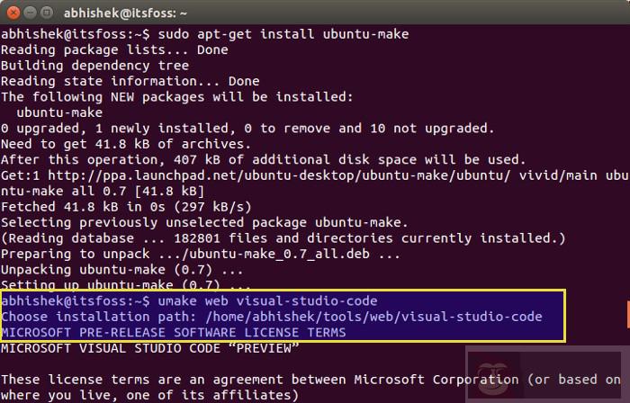在 Ubuntu 系统中安装 Visual Studio Code