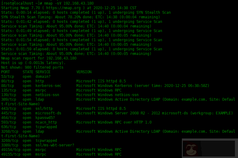 nmap 命令常用实例 nmap 命令常用实例